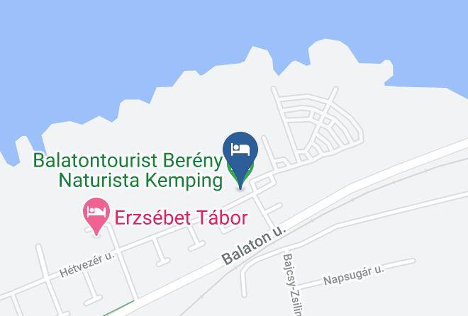 Balatonbereny - Balatontourist Bereny Naturista Kemping Maps
