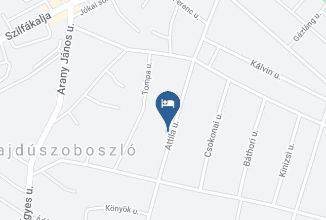 Hajduszoboszlo - Balazs Vendeghaz Maps