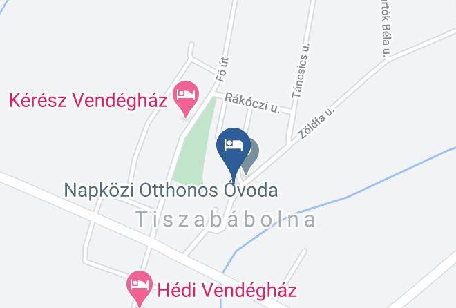 Tiszababolna - Balazs Vendeghaz Maps
