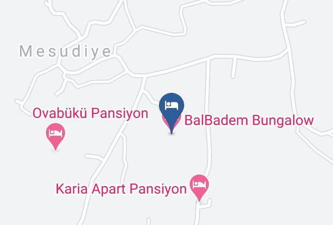 Mugla - Balbadem Bungalow Maps