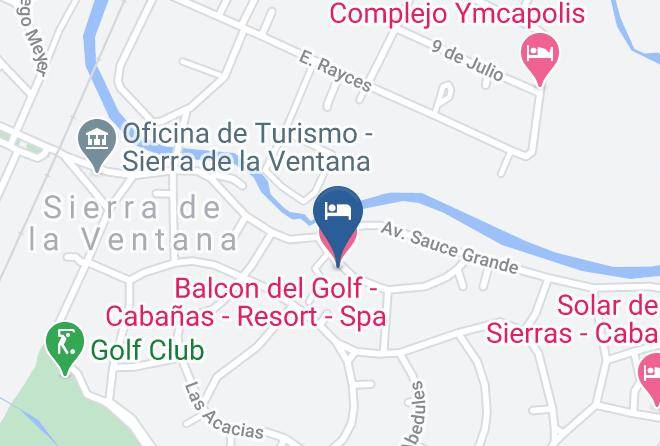 Tornquist - Balcon Del Golf Cabanas Resort Spa Maps