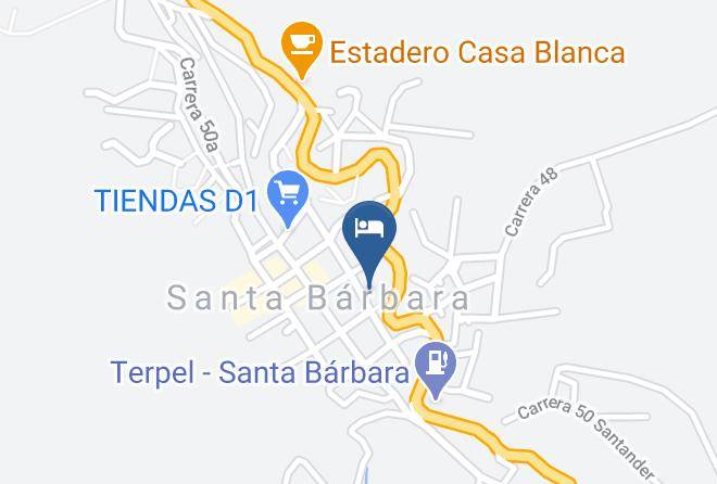 Santa Barbara - Balcon En La Montana Maps