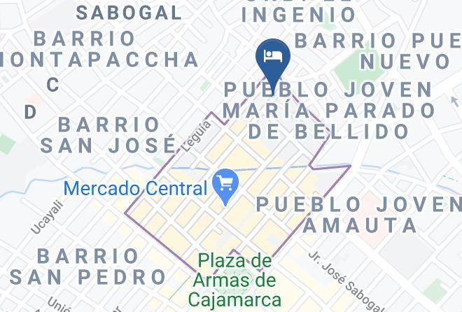 Cajamarca - Balcones Plaza Hotel Maps