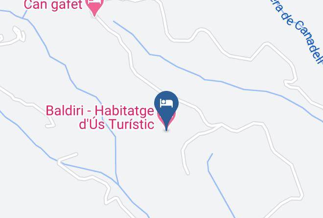 Girona - Baldiri Habitatge D'us Turistic Maps