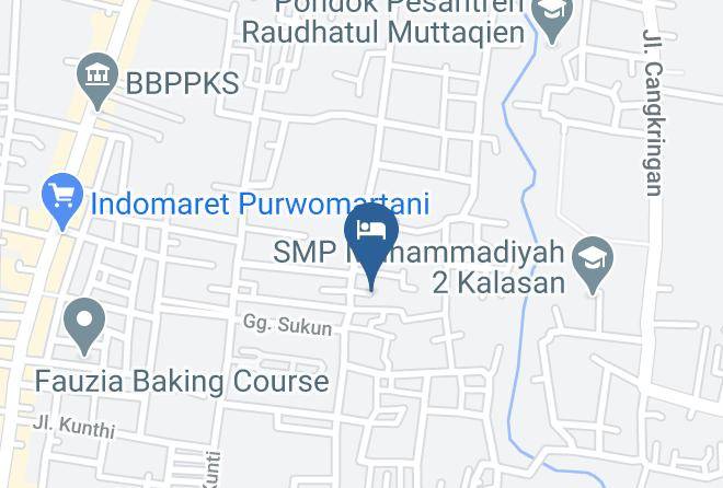 Sleman - Bale Ayu Homestay Maps