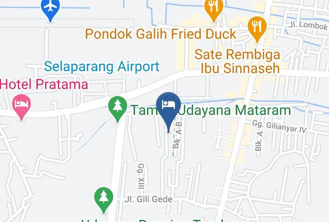 Kota Mataram - Bale Palem Udayana Maps