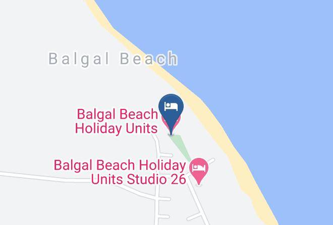 Townsville - Balgal Beach Holiday Units Maps