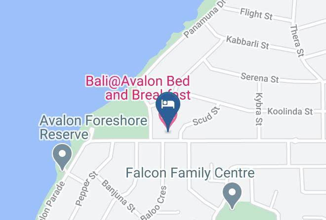 Mandurah - Bali Avalon Bed And Breakfast Maps