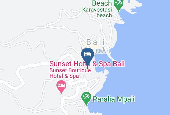 Rethimni - Bali Beach & Village Hotel Maps