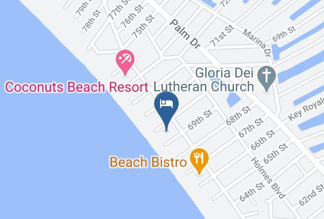 Manatee - Bali Hai Beachfront Resort And Spa Maps