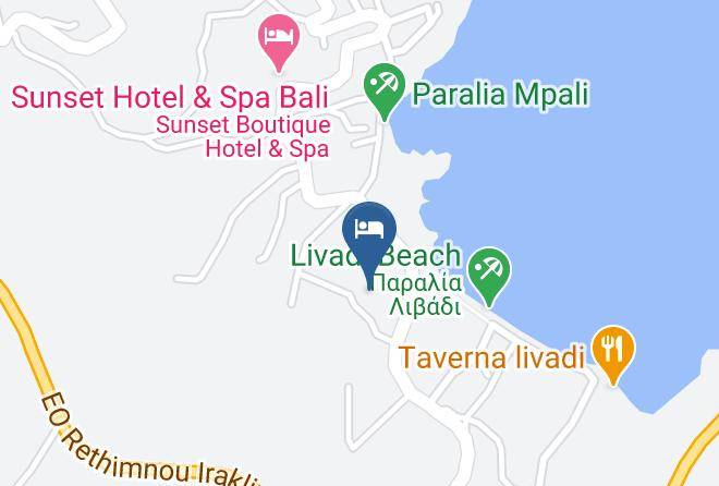 Rethimni - Bali Paradise Hotel Maps