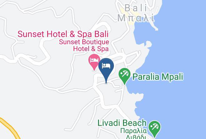 Rethimni - Bali Star Hotel Maps