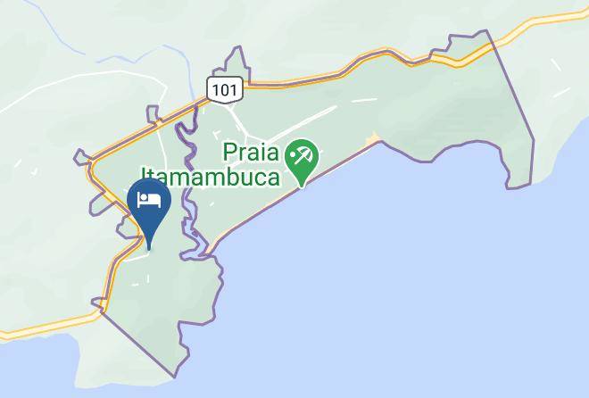 Ubatuba - Sol Nascente Suites Itamambuca Maps