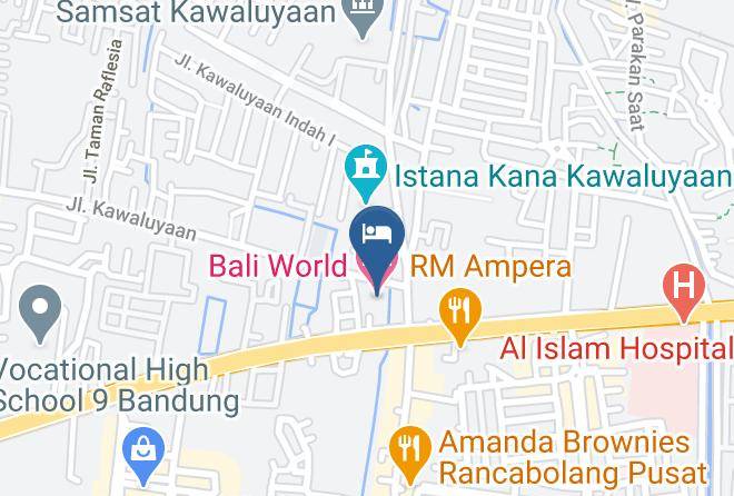 Bali World Hotel Map