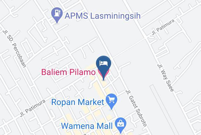 Jayawijaya Regency - Baliem Pilamo Hotel Maps