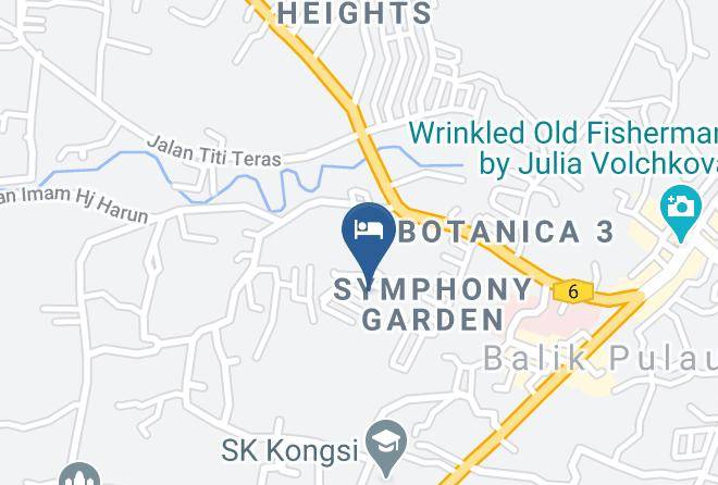 Titi Teras - Balik Pulau Booklodge B&b Maps