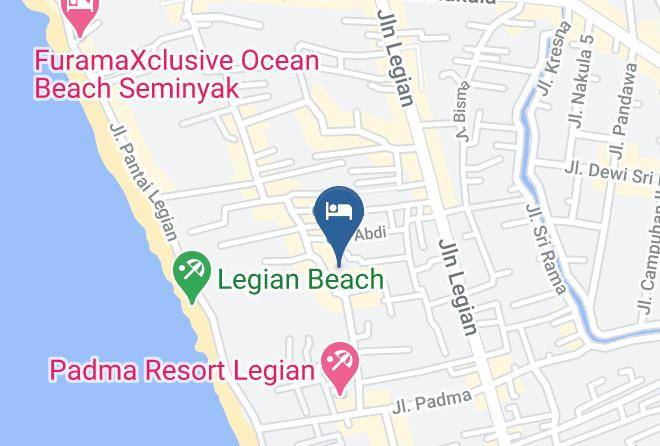 Badung Regency - Balisani Padma Hotel Maps