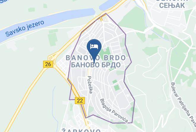Belgrade City - Balkan Garni Hotel Maps