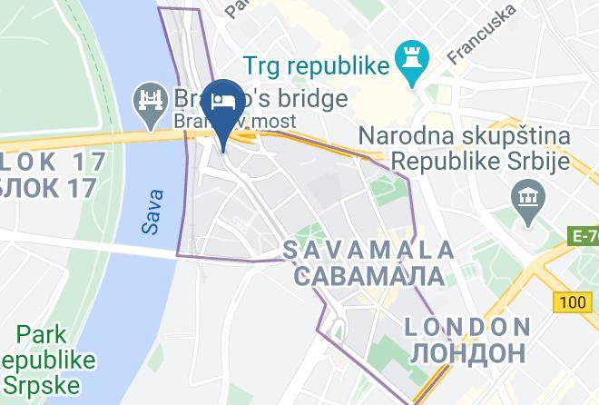 Belgrade City - Balkan Orient Express Maps