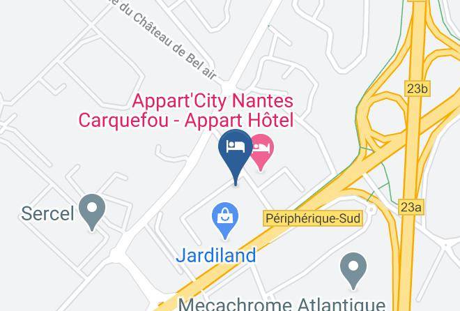 Loire Atlantique - Hotel The Originals Access Nantes Est Maps