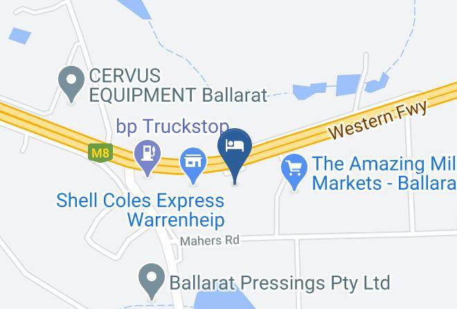 Ballarat - Ballarat Colonial Motor Inn Maps