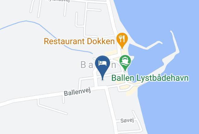 Samso - Ballen Badehotel Maps