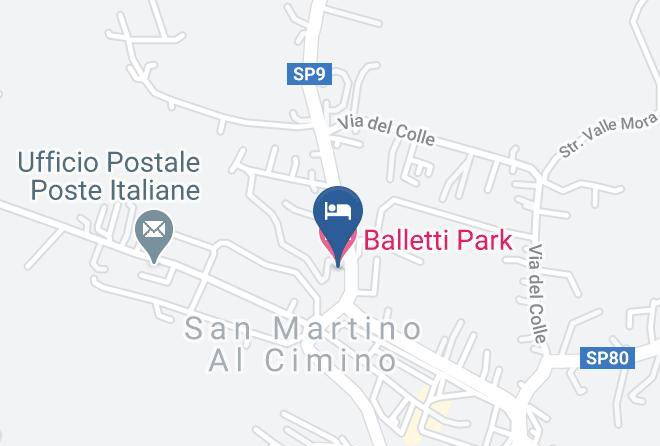 Viterbo - Balletti Park Hotel Maps