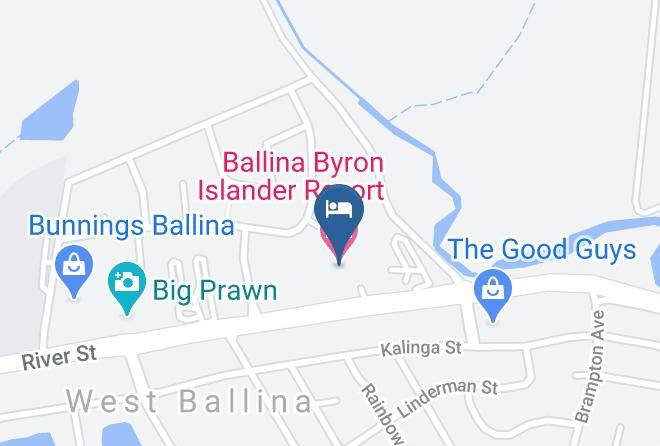 Ballina - Ballina Byron Islander Resort And Conference Centre Maps