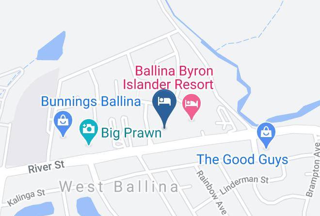 Ballina - Ballina Fun N Sun Motel Maps