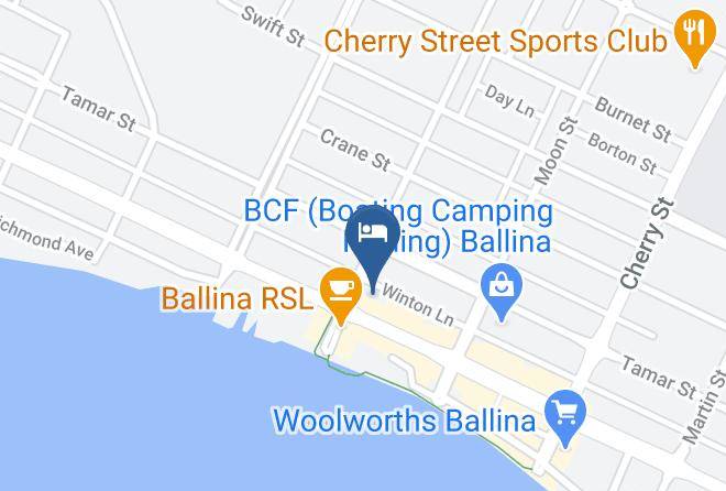 Ballina - Ballina Heritage Inn Maps