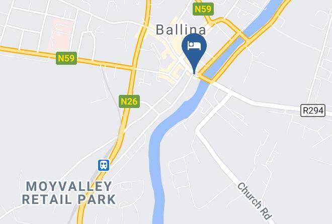 Ardnaree - Ballina Manor Hotel Maps