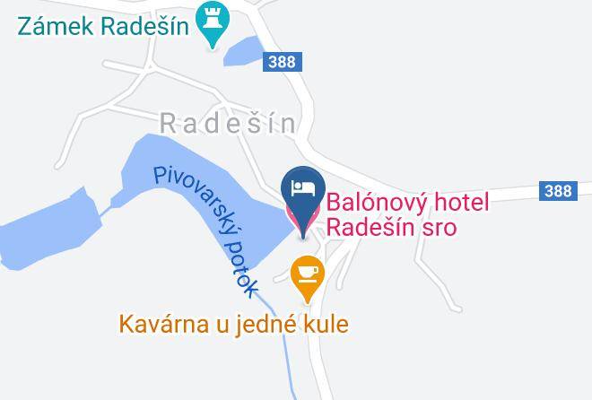Zdar Nad Sazavou - Balloon Hotel Radesin Ltd Maps