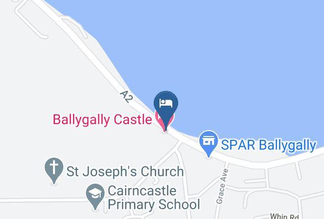 Mid East Antrim - Ballygally Castle Hotel Maps