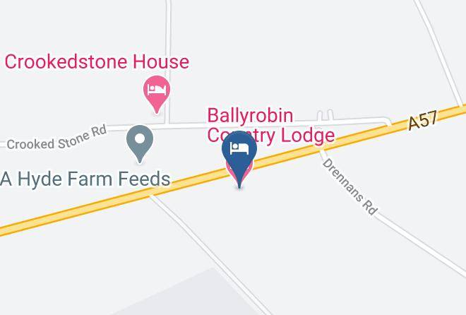 Antrim Newtownabbey - Ballyrobin Country Lodge Maps