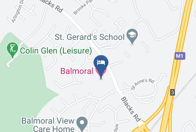 Belfast City - Balmoral Hotel Maps