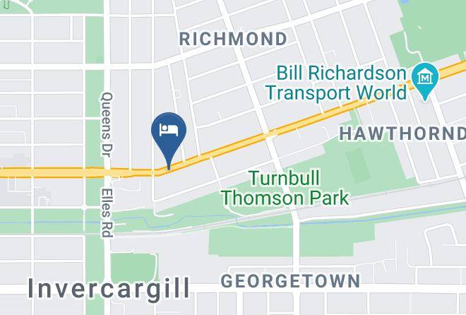 Invercargill - Balmoral Lodge Motel Maps