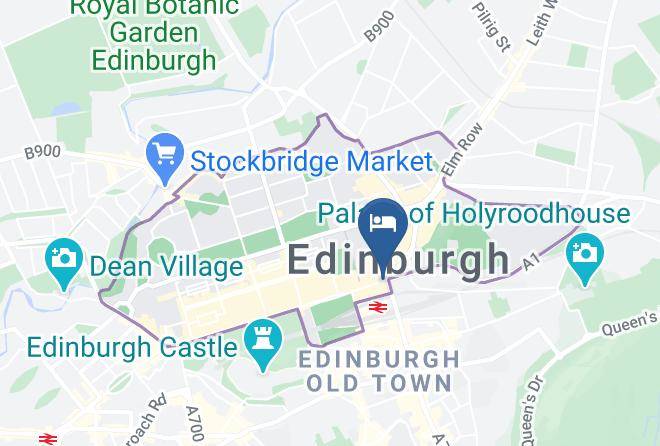 Edinburgh City - The Balmoral Hotel Edinburgh Maps