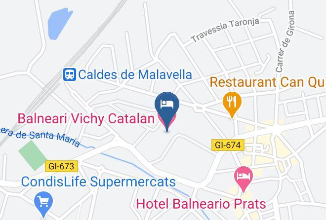 Girona - Balneari Vichy Catalan Maps