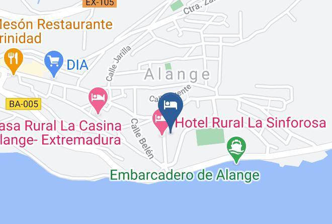 Badajoz - Balneario Alange Maps