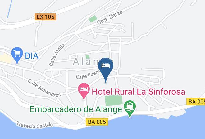 Balneario De Alange Map