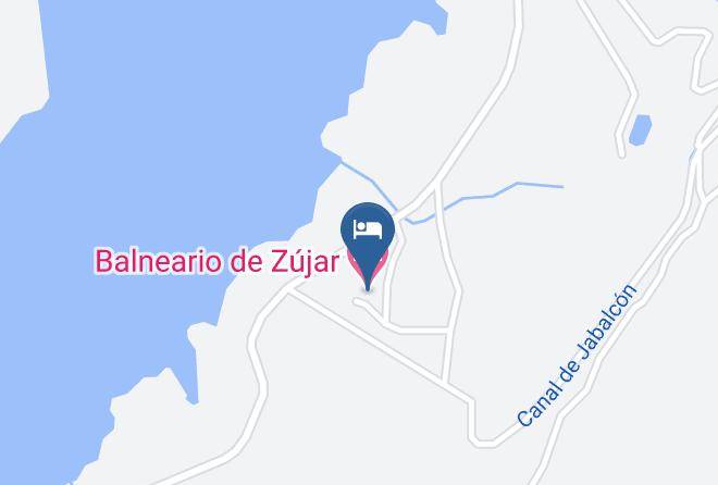 Granada - Balneario De Zujar Maps