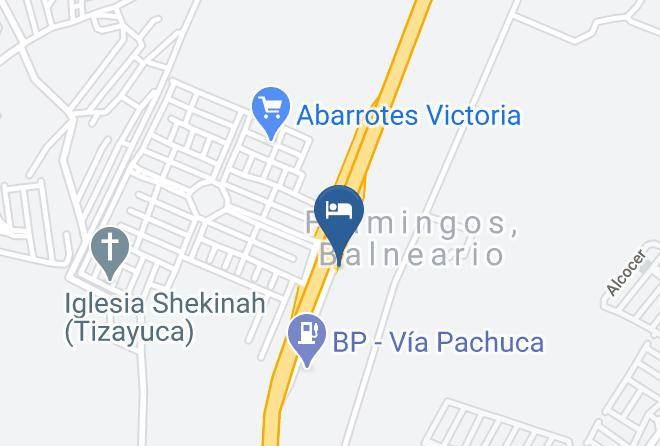 Tizayuca - Balneario Flamingos Maps