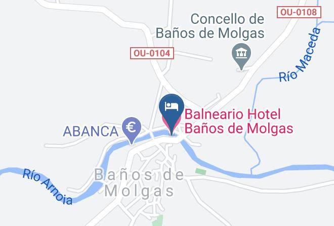 Ourense - Balneario Hotel Banos De Molgas Maps