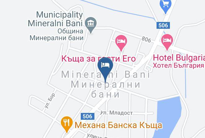 Mineralni Bani - Balneo Hotel Bozhur Maps