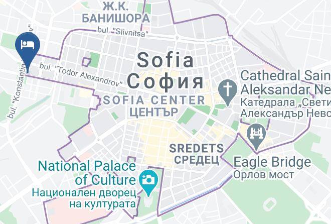 Balneo Hotel Druzhba 1 Map