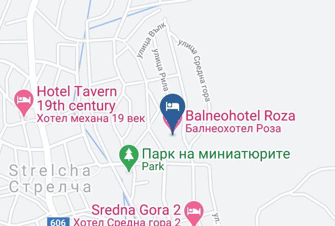 Balneohotel Roza Map