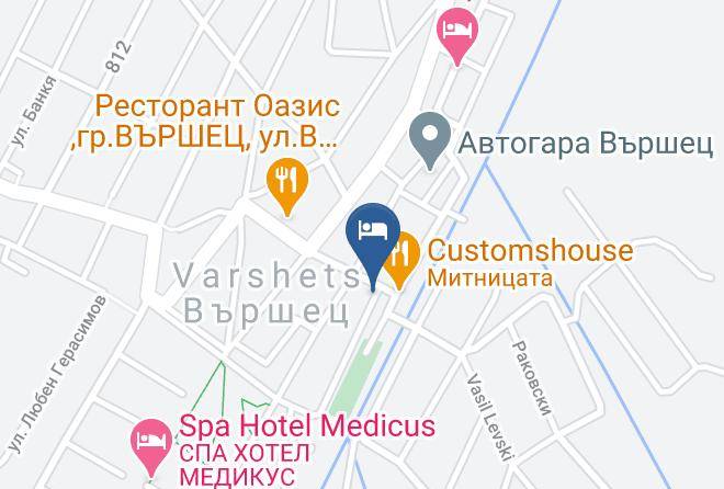Varshets - Balneohotel Tintiava Maps