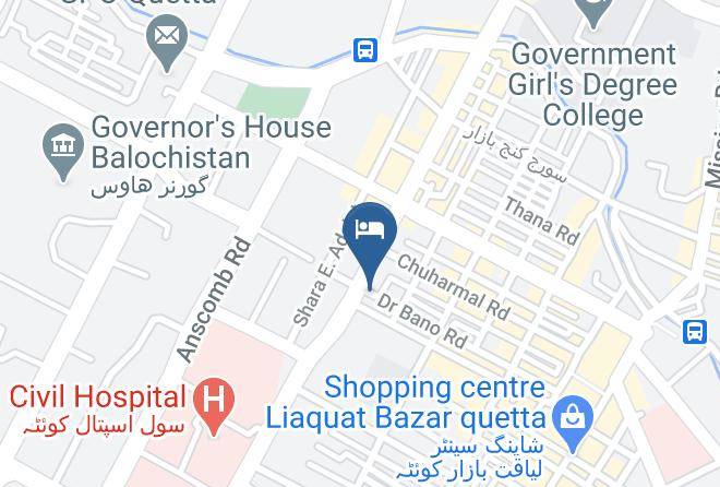 Quetta - Balochistan International Hotel Maps