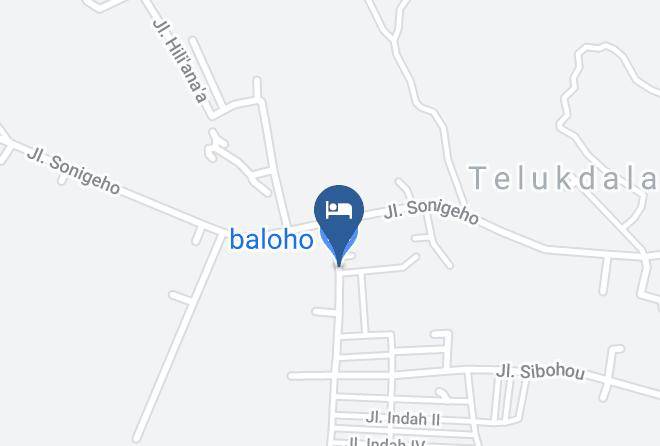 Nias Regency - Baloho Beach Resort Nias Maps