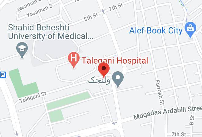 Tehran - Baloot Hotel Maps